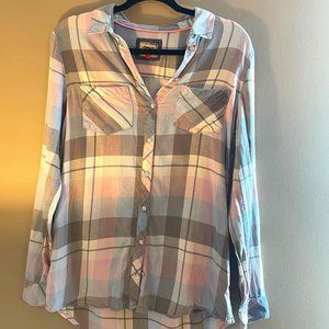 PLAID ONLY SHIRT SIZE M